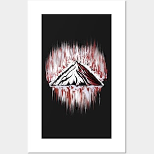 Mountain Illustration Posters and Art